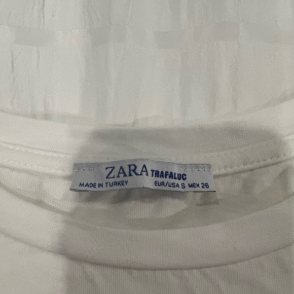 Zara Lace Pocket Detail top! Size Small - Picture 3 of 3